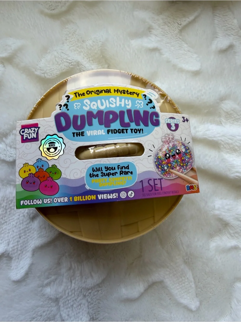 🔥✨NIB RMS Crazy Fun Mystery Dumpling – Party Confetti Edition RARE - Picture 2 of 10